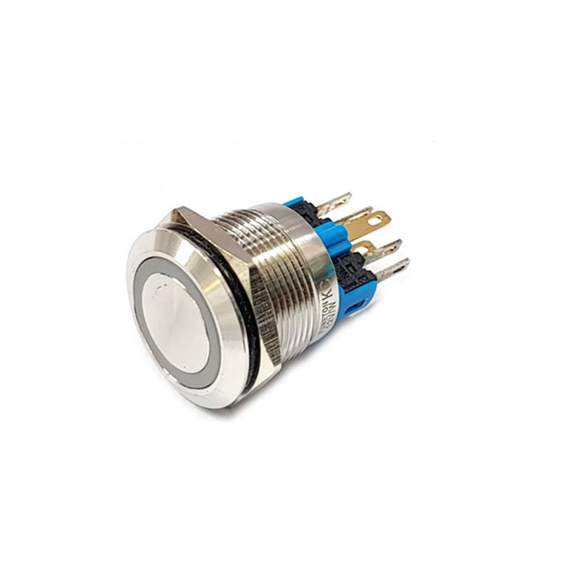 22mm 메탈 스위치 FT22QB-F11E/B/5V (HQ01243)
