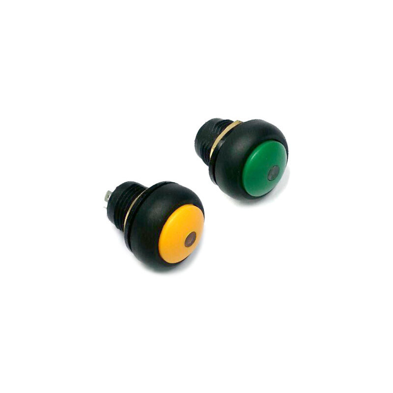 12mm LED 방수 푸시 버튼 스위치 4126 청색 LED LOCK (HQ01258)