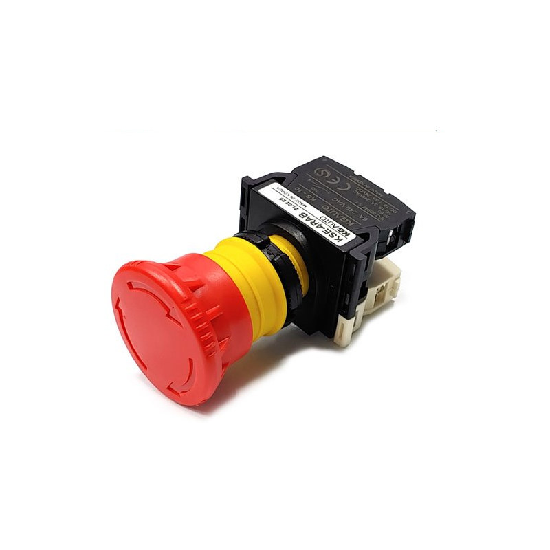 22mm 안전인증 비상 푸시록턴 KSE-4RAB (HQ01275)