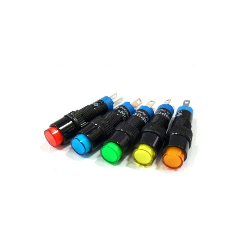 ONPOW 8mm LED 램프 LAS4Y-D/24V 적색 (HQ01314)