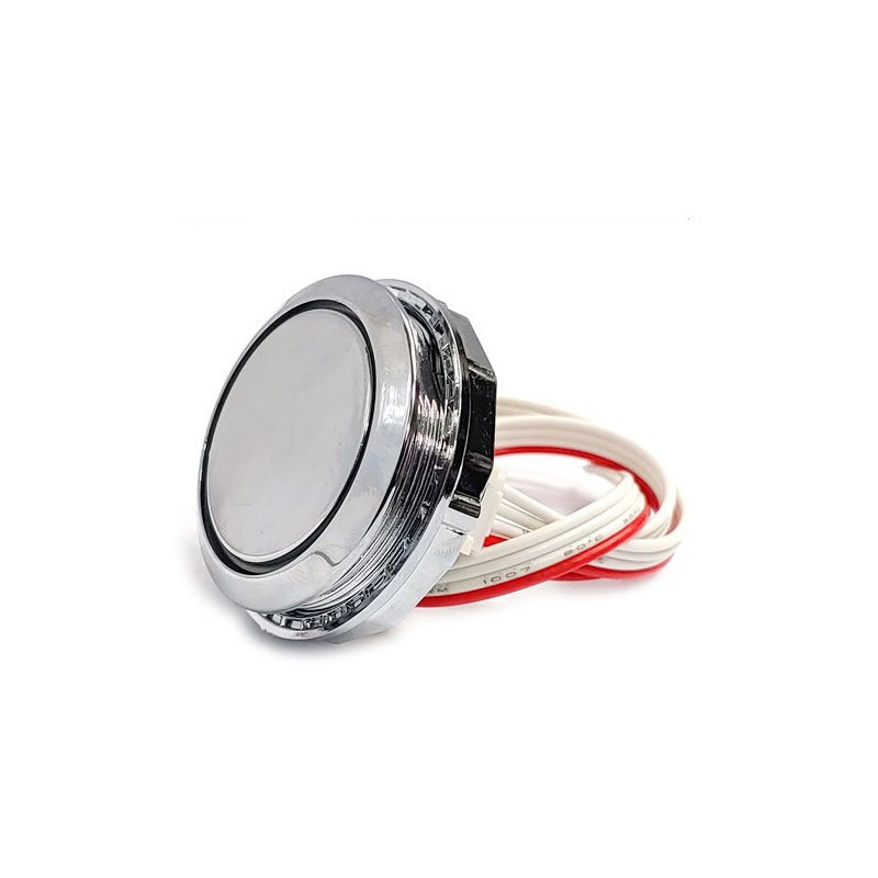34mm 원형 푸시 버튼 스위치 D12-P37AP 12V 적색 (HQ01315)