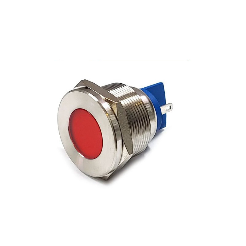 25mm 메탈 LED 표시등 GQ25T-D/24V/S 적색 (HQ01319)