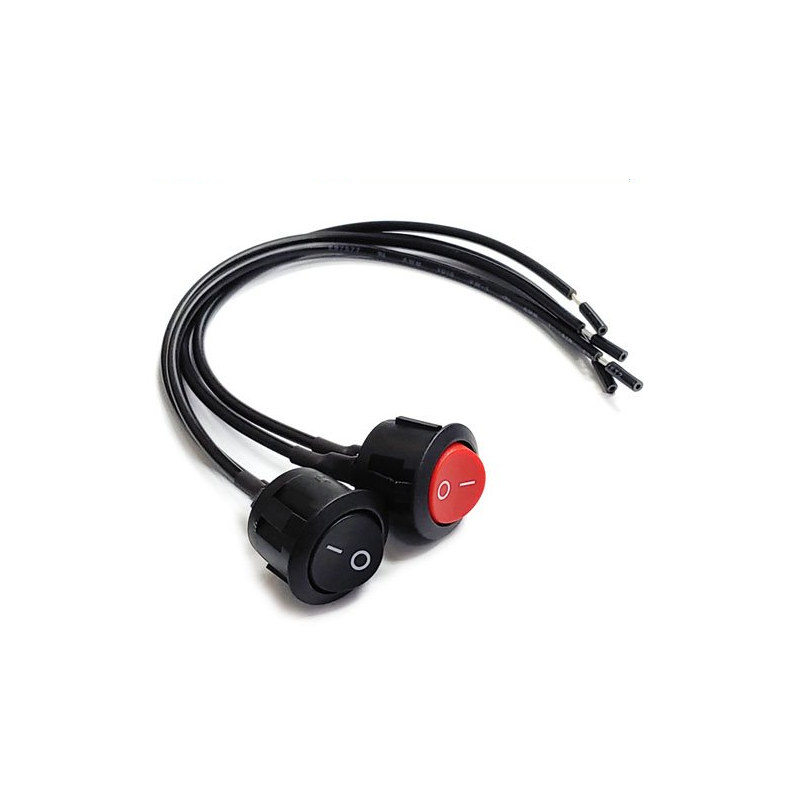 20mm 라커 스위치 RL3-511-G-2-BK/BK-P5 흑색 (HQ01321)