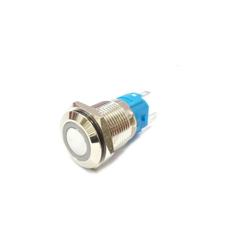 16mm 메탈 스위치 FT16QE-F11E/12V/N 적색 PUSH 복귀 (HQ01339)