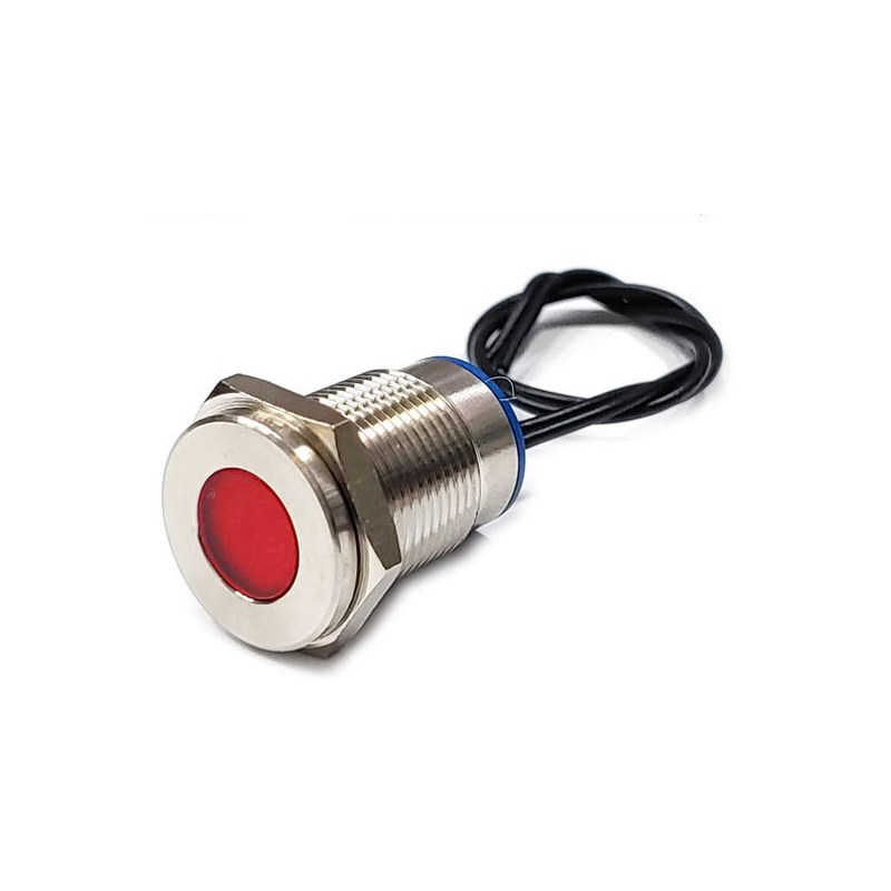 16mm 메탈 LED 표시등 GQ16T-D/Y/24V/S 적색 (HQ01378)