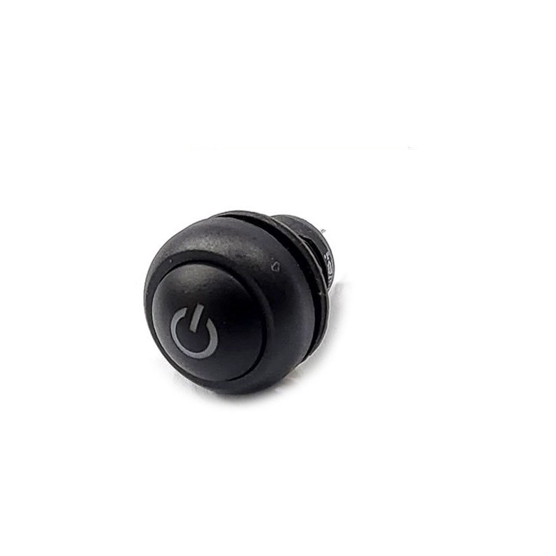 12mm LED 전원기호 방수 스위치 A4126.8252 PUSH 복귀 (HQ01397)