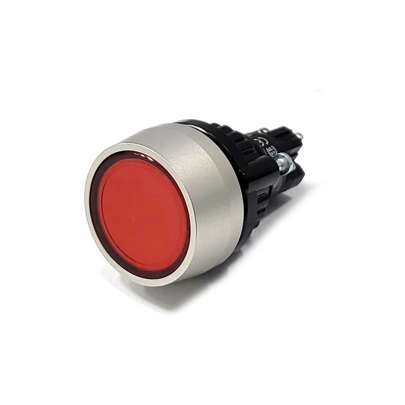 EAO 22.5mm 조광형 푸시 스위치 14-131.0252 적색 LED 없음 PUSH 복귀 (HQ01420)