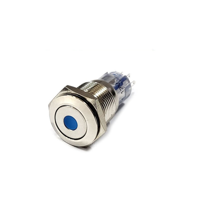 16mm 2회로 메탈 스위치 LAS2GQF-22D/12V/N (HQ01459)
