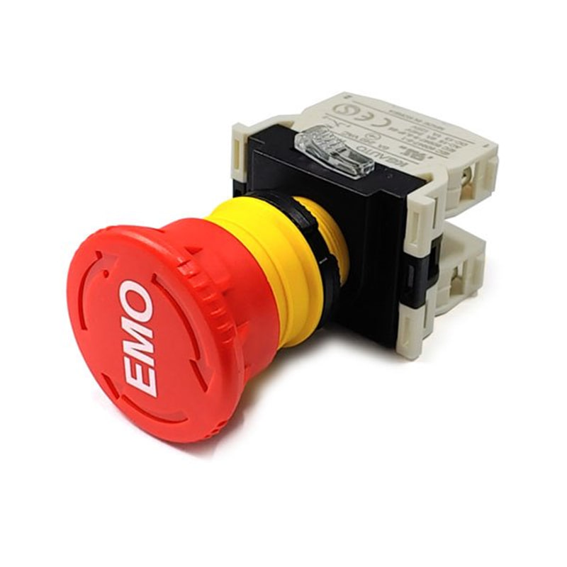 22mm EMO 비상 스위치 KSE-4RB2 2b 접점 (HQ01538)