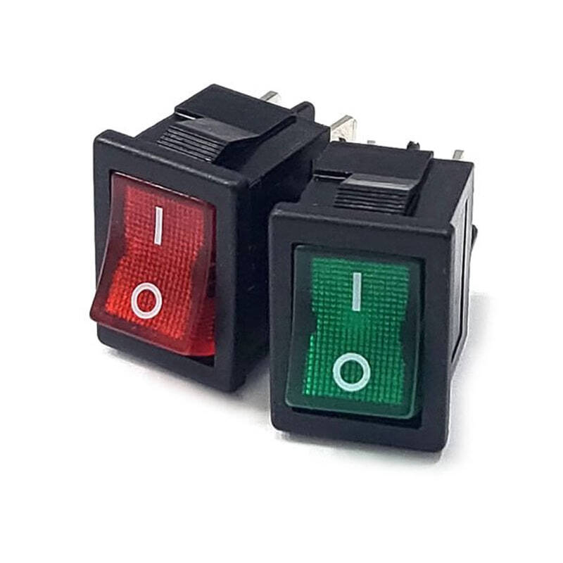 조광형 AC 220V 2단4P 라커 스위치 RL3-421/N 적색 (HQ01539)