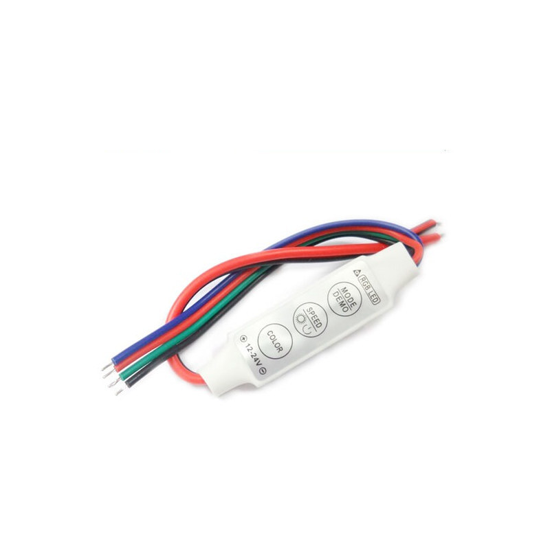 RGB LED 컨트롤러 2핀 와이어 DC 12V~24V (HQ01670)