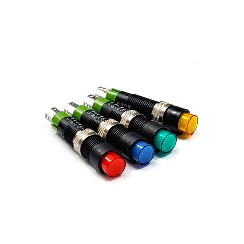 EAO 8mm 푸시 스위치 19-139.015+19-931 적색 2V LED W out (HQ01975)