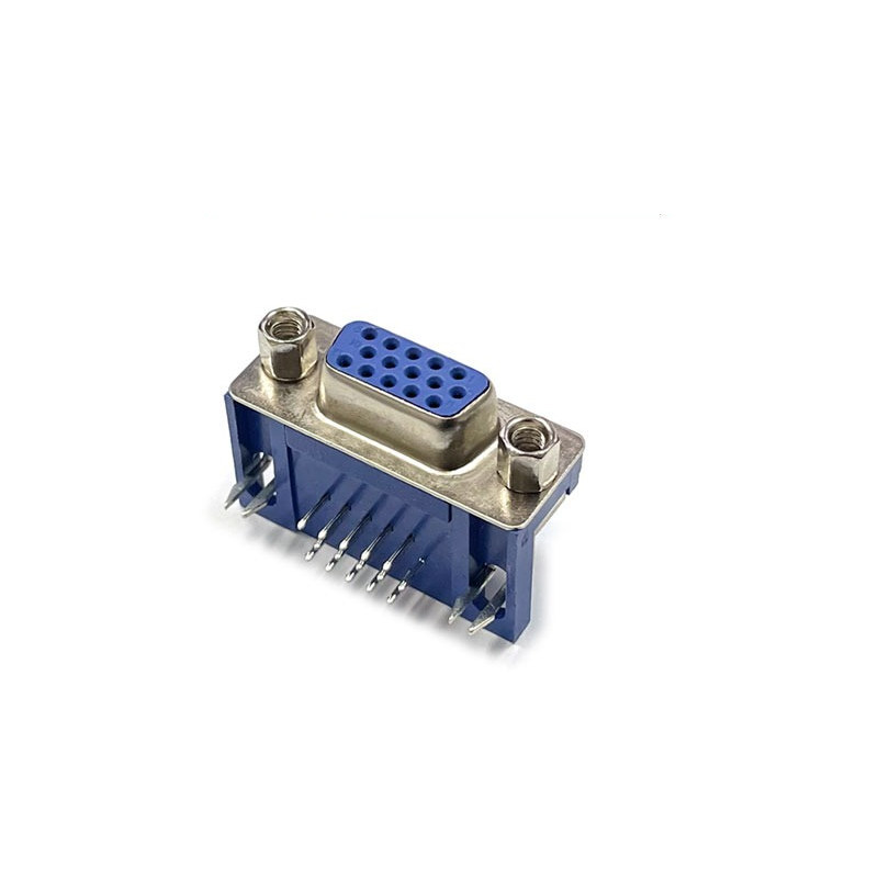 15핀 DSUB 커넥터 앵글 기판용 3열 15F 암 DS1038-15F BLUE (HQ01999)