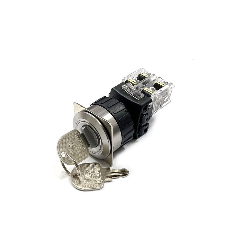 30mm 2단 좌측키빠짐 키 스위치 KGK-L2M1A (HQ02019)