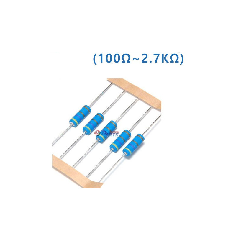 2W 5% J급 막대저항 100&Omega; 100개 (HQ02108)