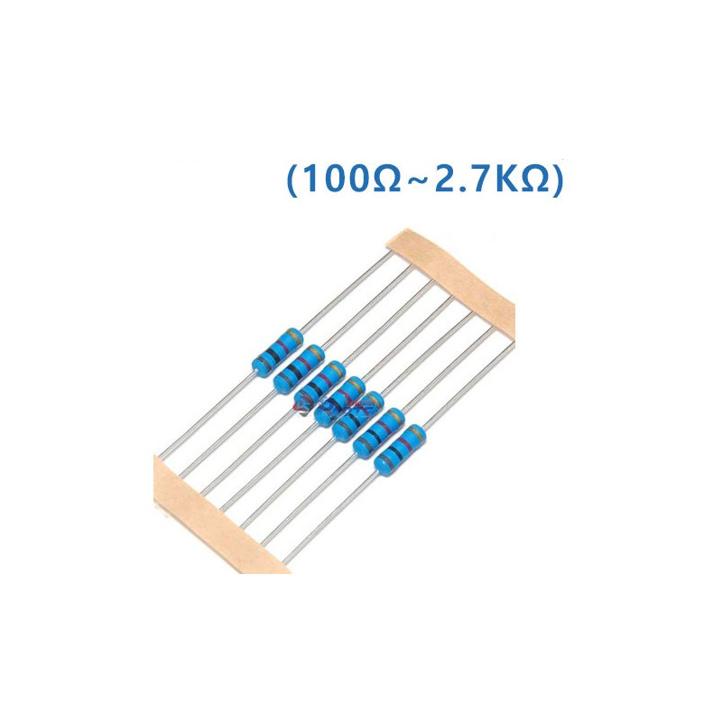 1W 5% J급 막대저항 200&Omega; 100개 (HQ02114)