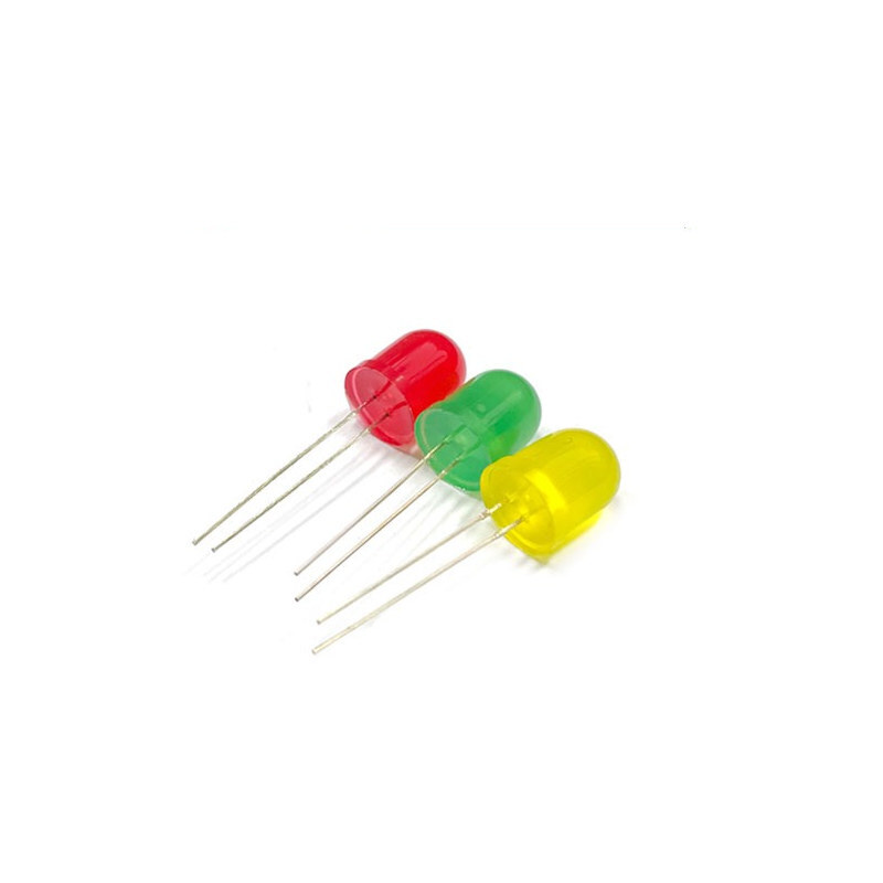 10mm 일반휘도 LED 원형 10mm 노란색 (HQ05080)