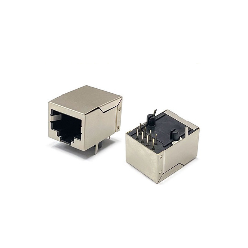 RJ45 커넥터 8P8C 암 소켓 앵글 타입 DS1128-S80BP 8P8C (HQ02277)