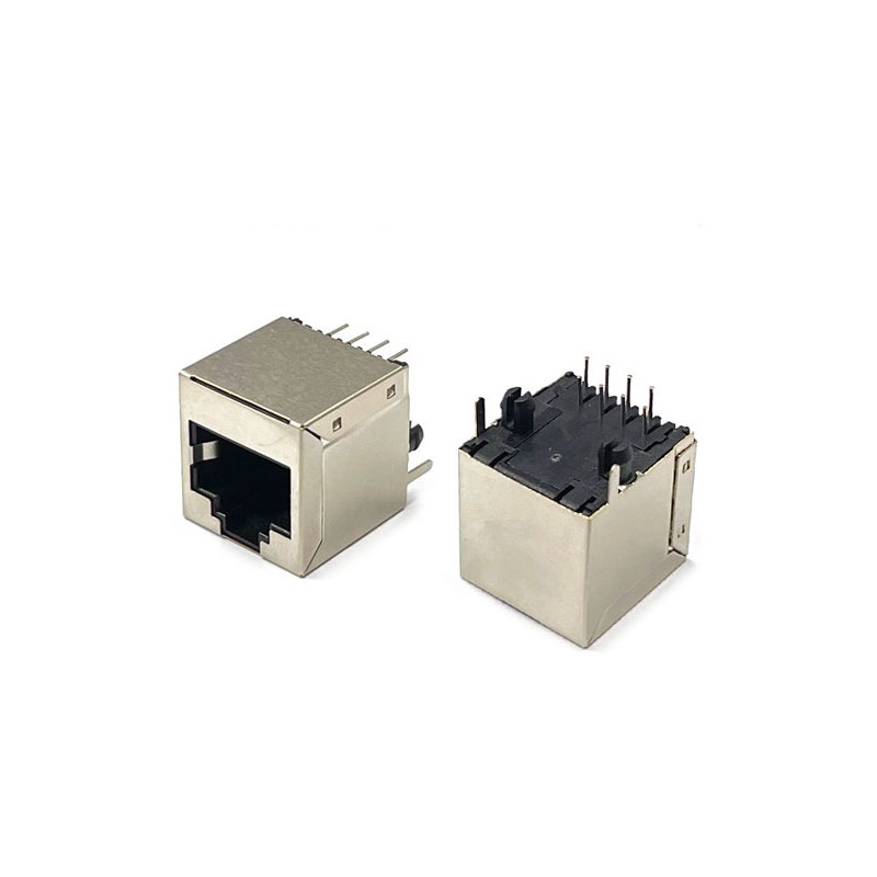 RJ45 커넥터 8P8C 암 소켓 스트레이트 타입 PCB-27H 8P8C (HQ02279)