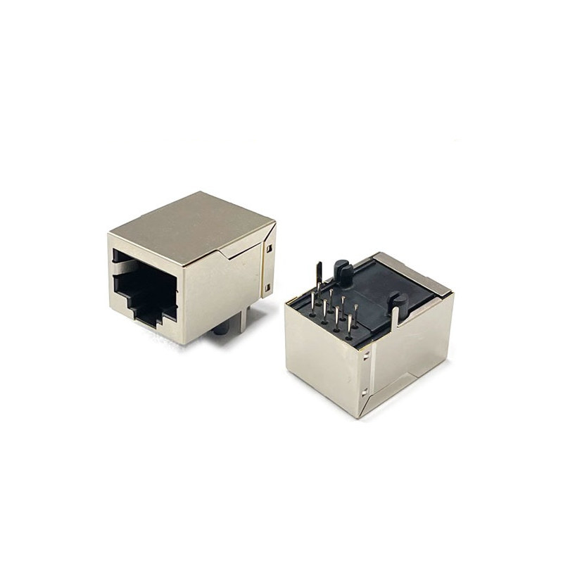 RJ45 커넥터 8P8C 암 소켓 앵글 타입 DS1128-02-S80B 8P8C L21mm (HQ02287)