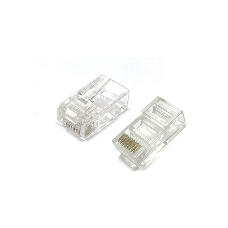 RJ45 커넥터 8P8C 플러그 랜 케이블 DS1123-P80T 8P8C 10개 (HQ02296)
