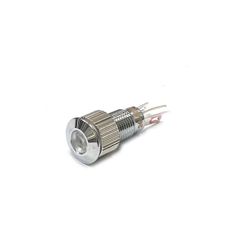 CMP 8mm 메탈방수투칼라 LED 램프 MQ08T-24V-RB+ (HQ02321)