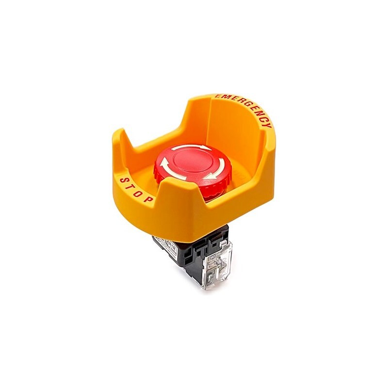 KGAUTO 30mm 비상 스위치 + 커버 KGE-L4R1R+EMS-30 (HQ02326)