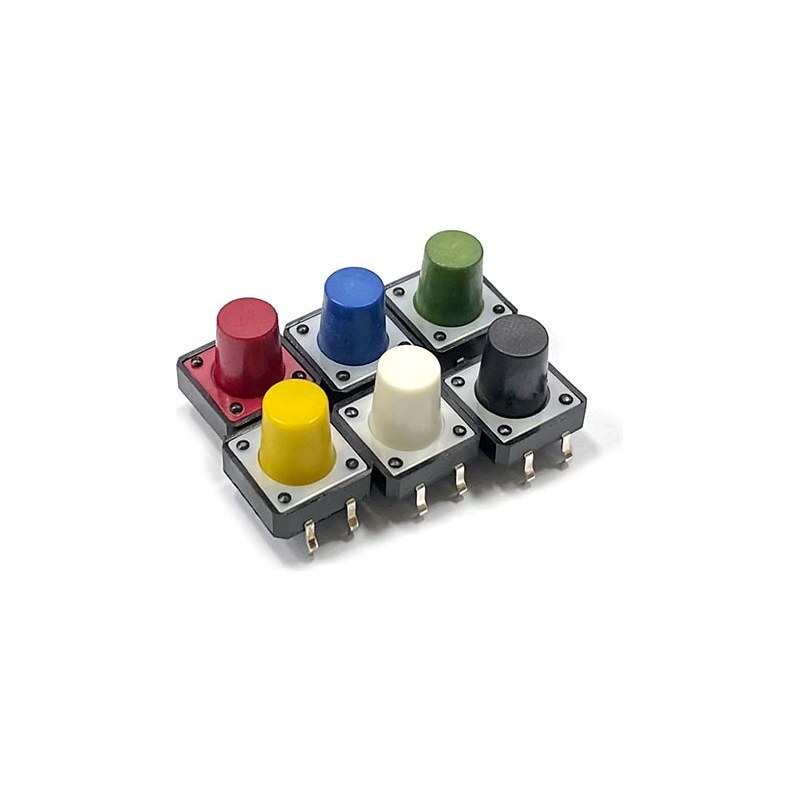 DJT1103D TACT 스위치 12x12mm 높이 12mm 택트 스위치 흰색 (HQ02347)