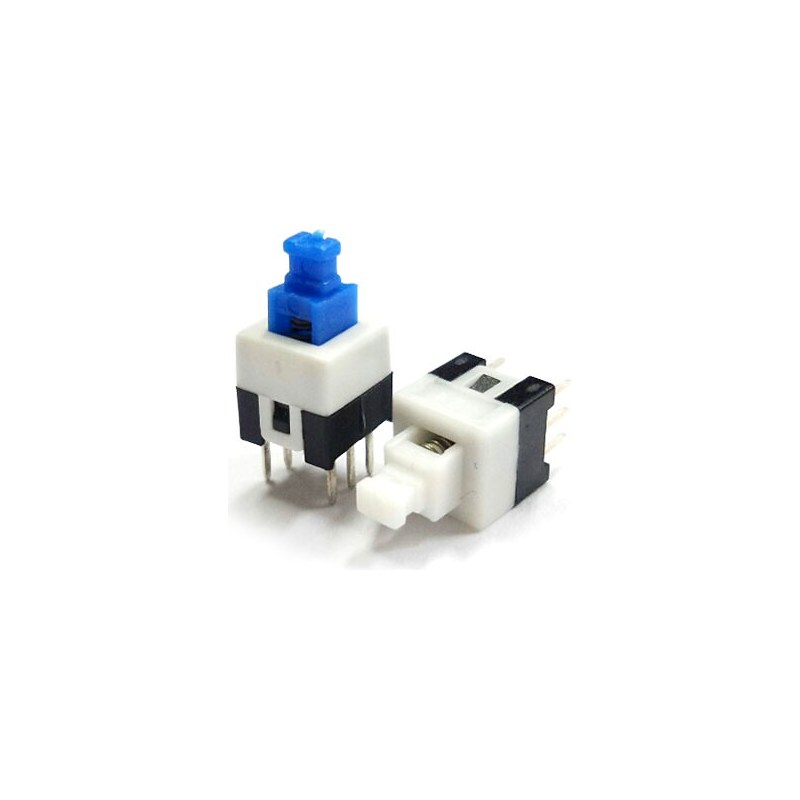 PCB 용 스위치 6핀 7x7mm DJP2212 2mm Pitch PUSH 복귀 (HQ02370)