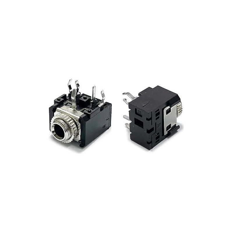 스테레오 잭 이어폰 잭 PJ-306A 3.5mm 나사선 있음 STEREO JACK (HQ02418)