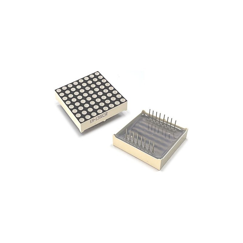 M-1388CSR 도트 매트릭스 3mm 8x8 적색 32x32mm 음극 캐소드 타입 (HQ05235)