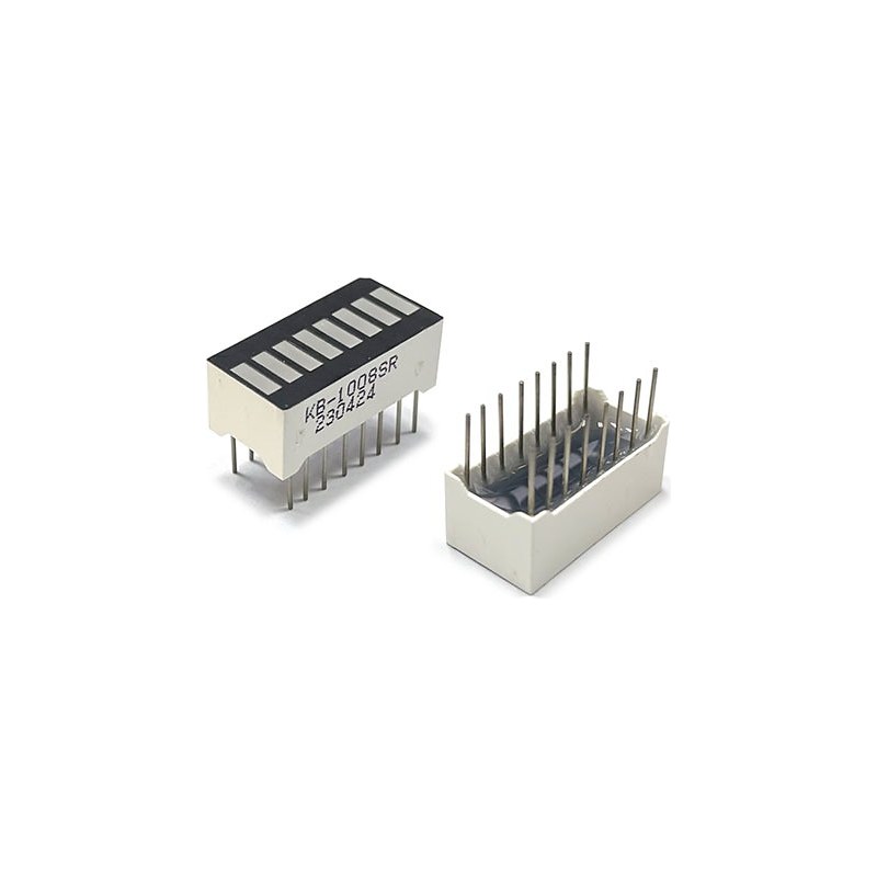 세그먼트 LED BAR 8칸 적색 B-1008SR 17.78 x 10mm (HQ02440)