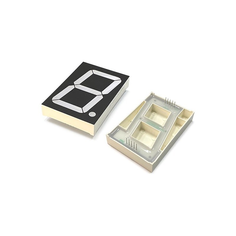 FND 7세그먼트 2.3인치 1칸 적색 S-23101CSR1.8 47.8 x 69.7mm 캐소드 타입 (HQ02448)