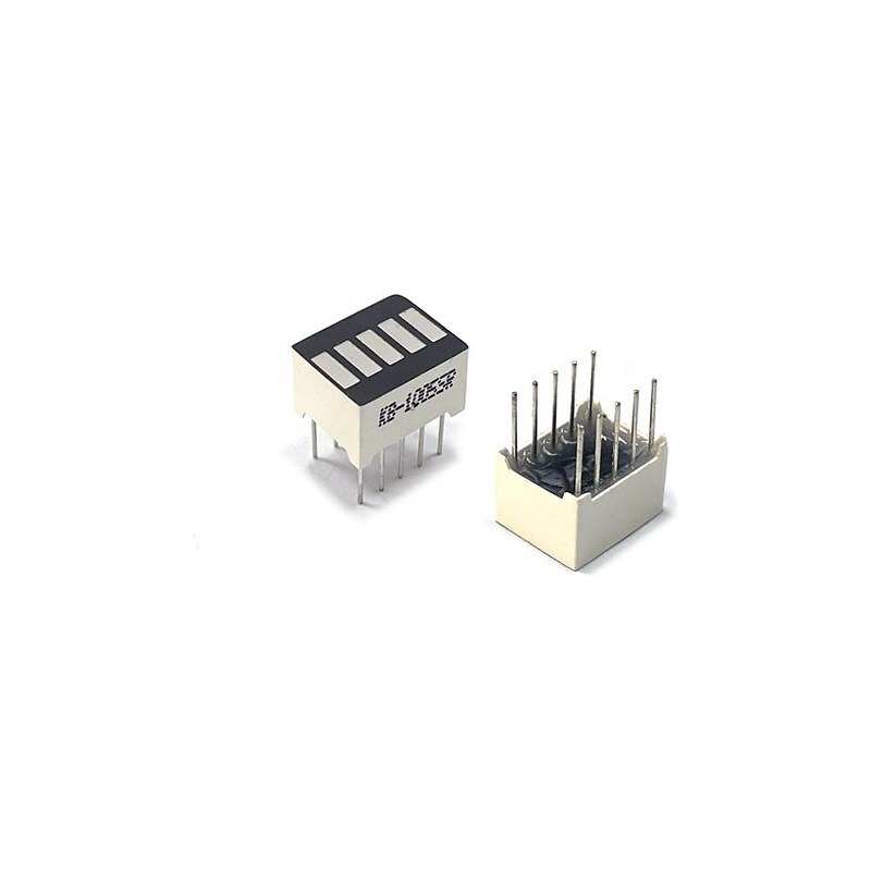 세그먼트 LED BAR 5칸 적색 B-1005SR 12.7 x 10mm (HQ02455)