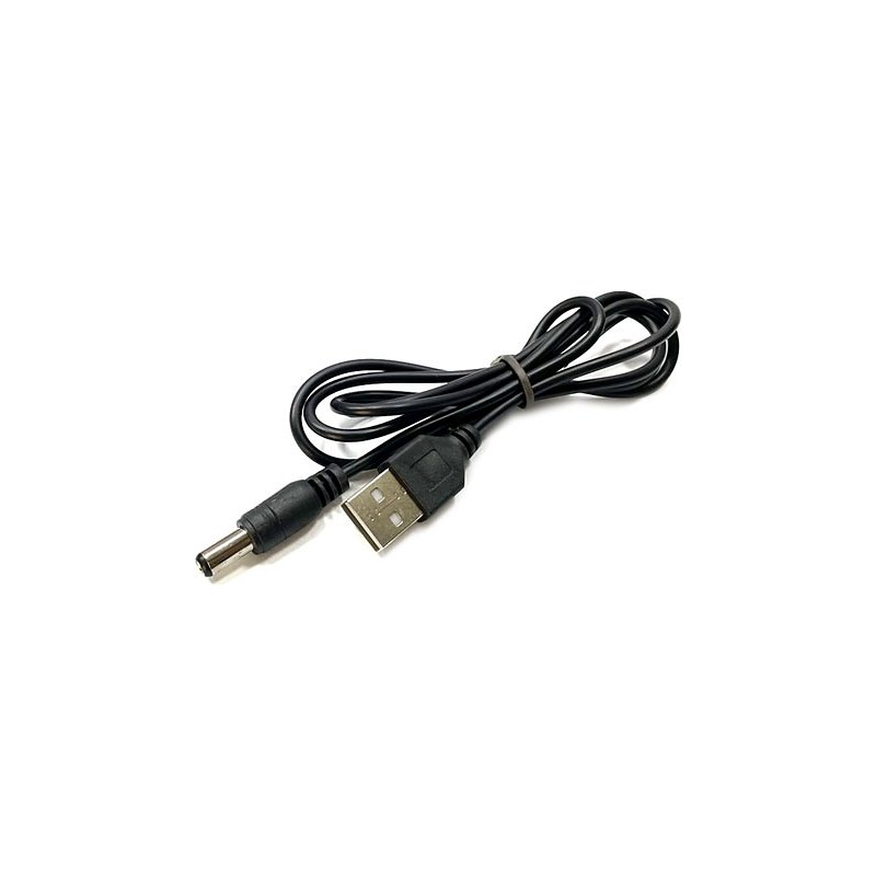 DC 전원 케이블 5V USB A ᅳ DC PLUG 5.5x2.1mm - 1M (HQ02467)