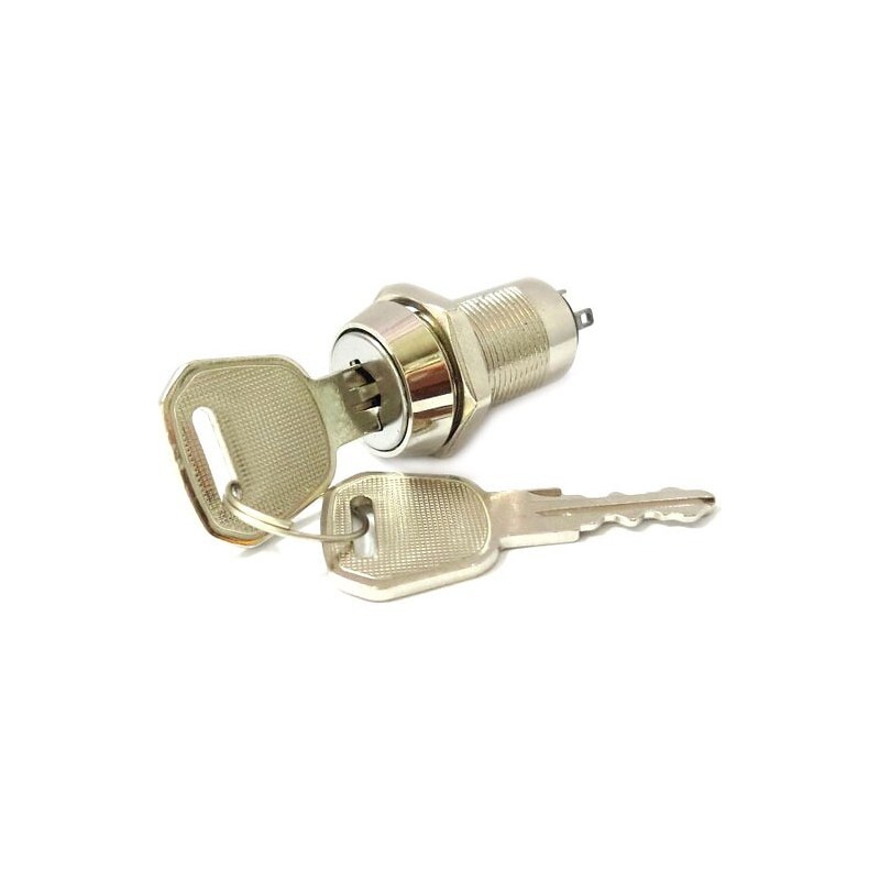 JINTAY 19mm 키 잠금 스위치 S236-3C-1 105번 왼쪽에서 (HQ02500)
