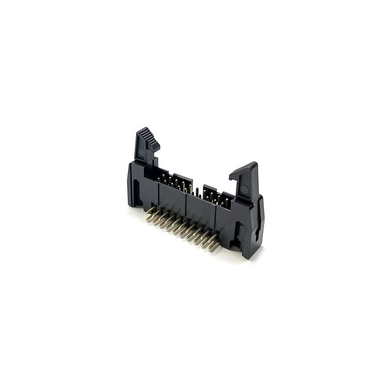 락 박스 헤더 20핀 2x10 라이트앵글 타입 2.54mm Latch Header (HQ02560)