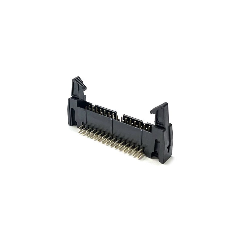 락 박스 헤더 30핀 2x15 라이트앵글 타입 2.54mm Latch Header (HQ02564)