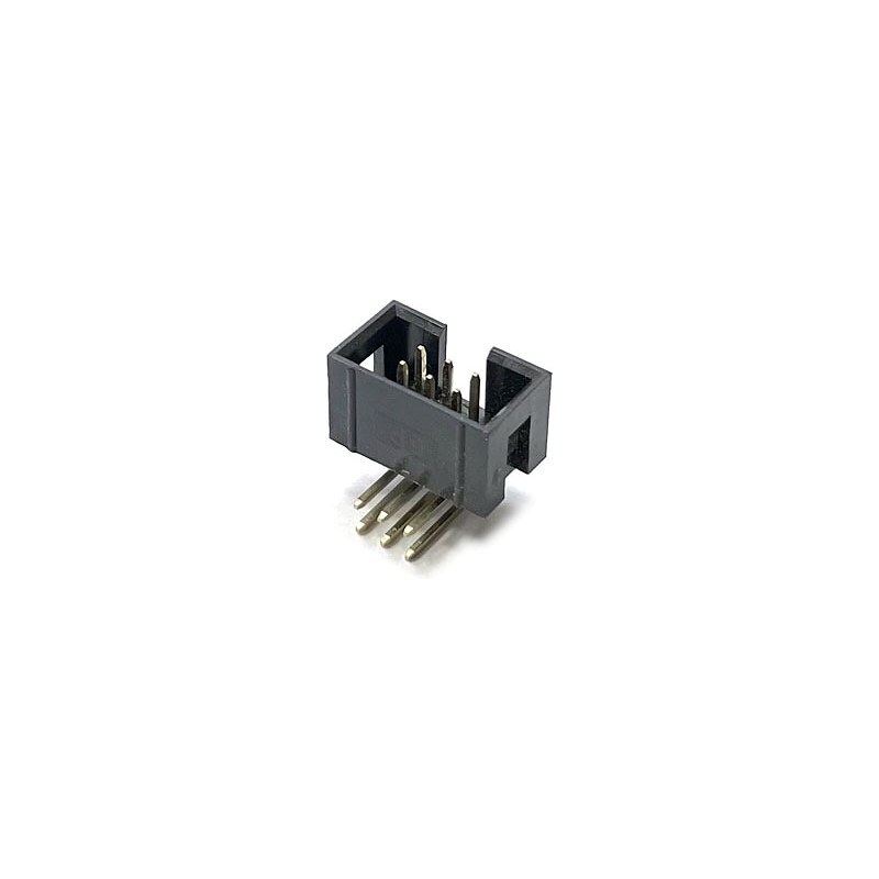 일반 박스 헤더 6핀 2x3 라이트앵글 타입 2.54mm 10개 묶음 (HQ02575)