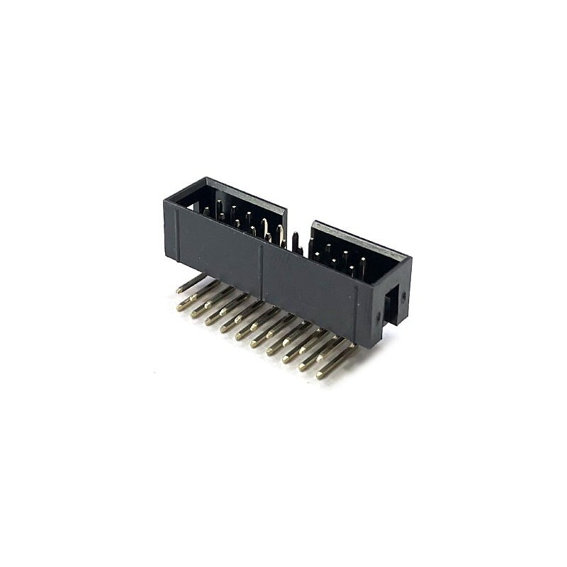 일반 박스 헤더 20핀 2x10 라이트앵글 타입 2.54mm 10개 묶음 (HQ02601)