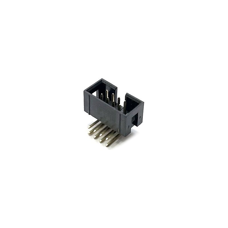 일반 박스 헤더 8핀 2x4 라이트앵글 타입 2.54mm 10개 묶음 (HQ02608)