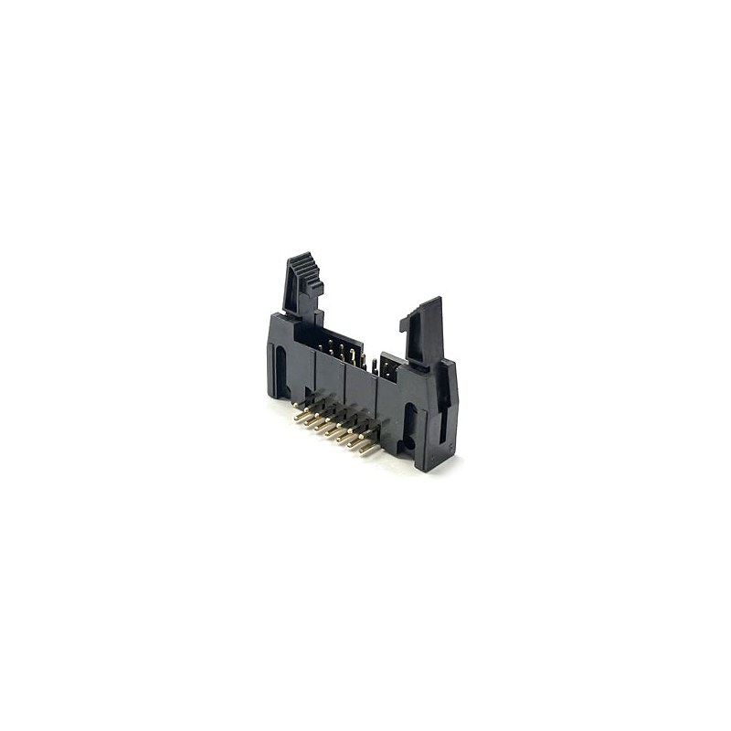 락 박스 헤더 14핀 2x7 라이트앵글 타입 2.54mm Latch Header (HQ02613)