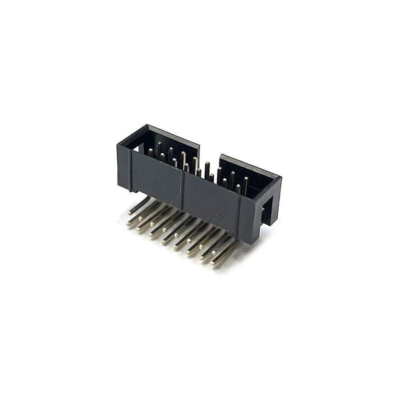 일반 박스 헤더 16핀 2x8 라이트앵글 타입 2.54mm 10개 묶음 (HQ02638)