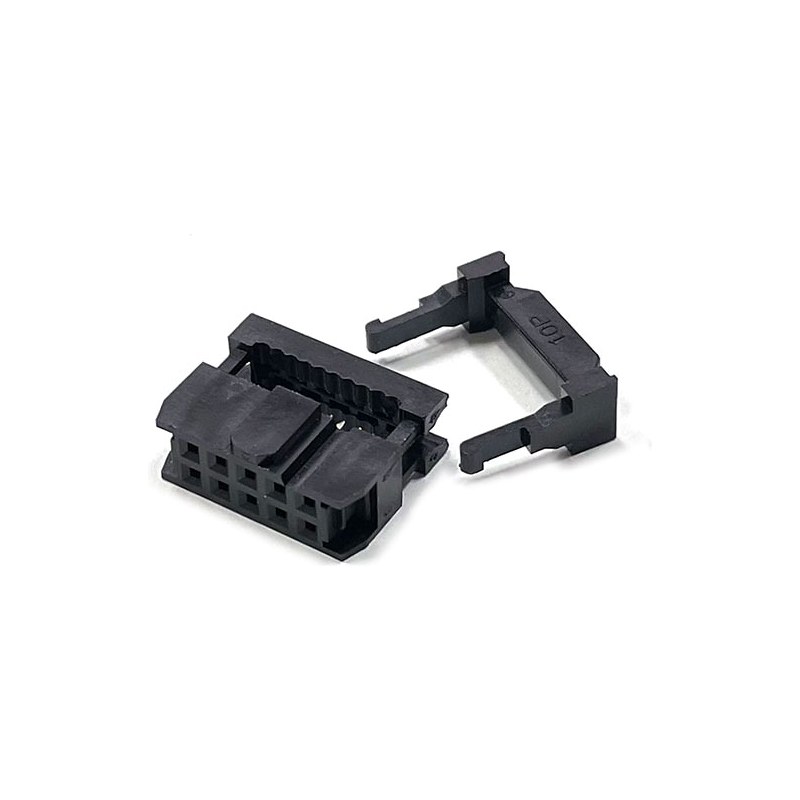 IDC 커넥터 10핀 2.54mm 10개 묶음 (HQ02642)