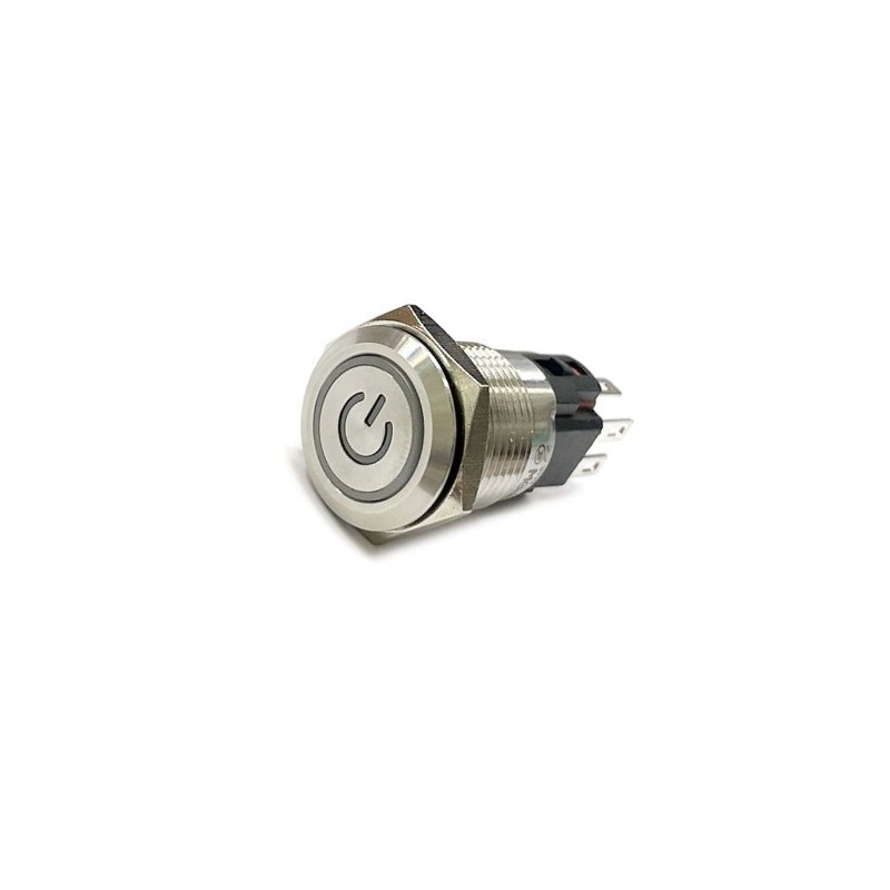 ONPOW 16mm 전원 스위치 6116F-11ET/42RGB/12V/S/FP 공통 VCC + LOCK 유지형 (HQ05354)