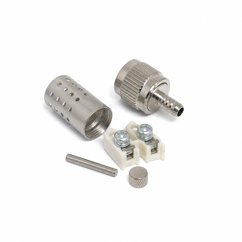 성진 국산 TNC 커넥터 TNCP-C-58 Part Number SJ-402-007 케이블 RG58 RG400용 (HQ02820)