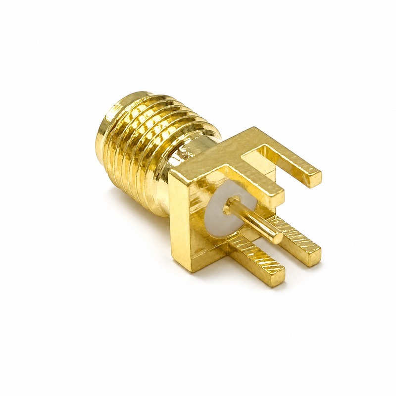 성진 국산 SMA 커넥터 SMAJ-4R-PCB 1.8T Part Number SJ-408-080 (HQ02997)