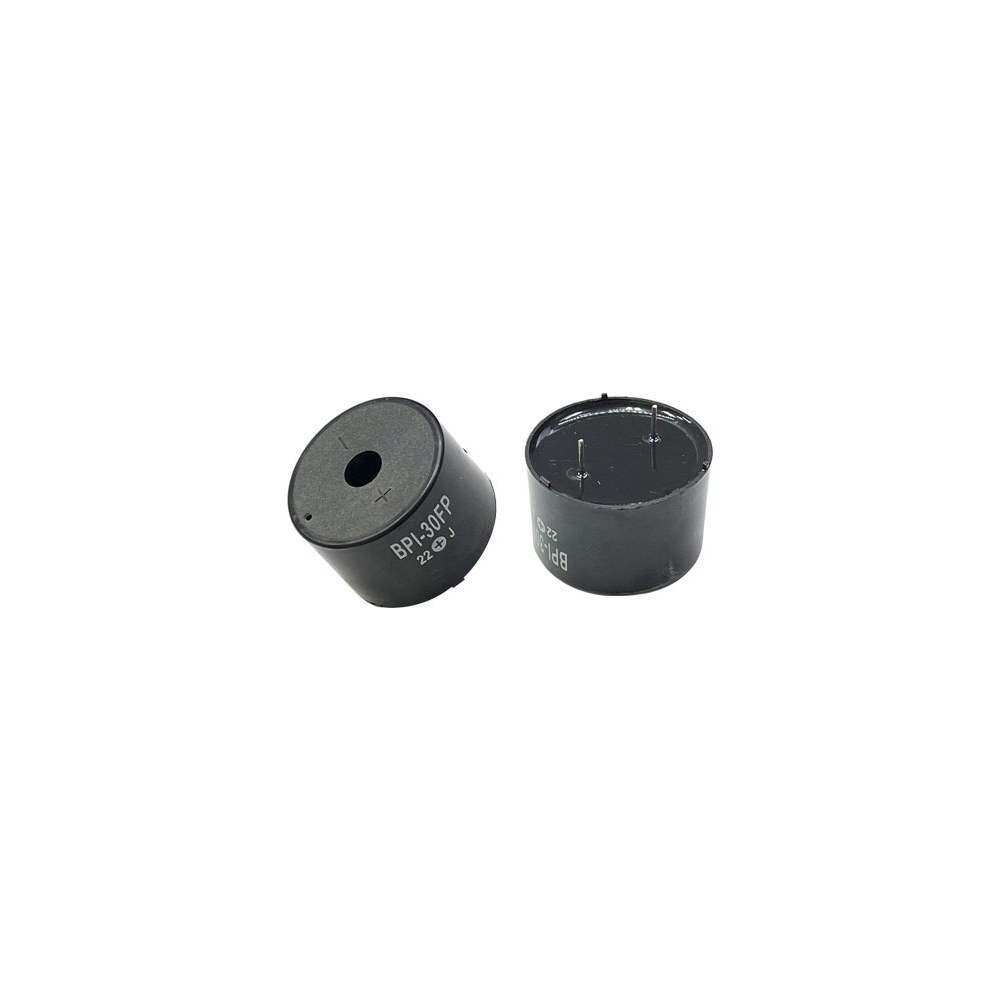 회로내장형 피에조 부저 BPI-30FP 단속음 12V Piezo Buzzer (HQ03093)