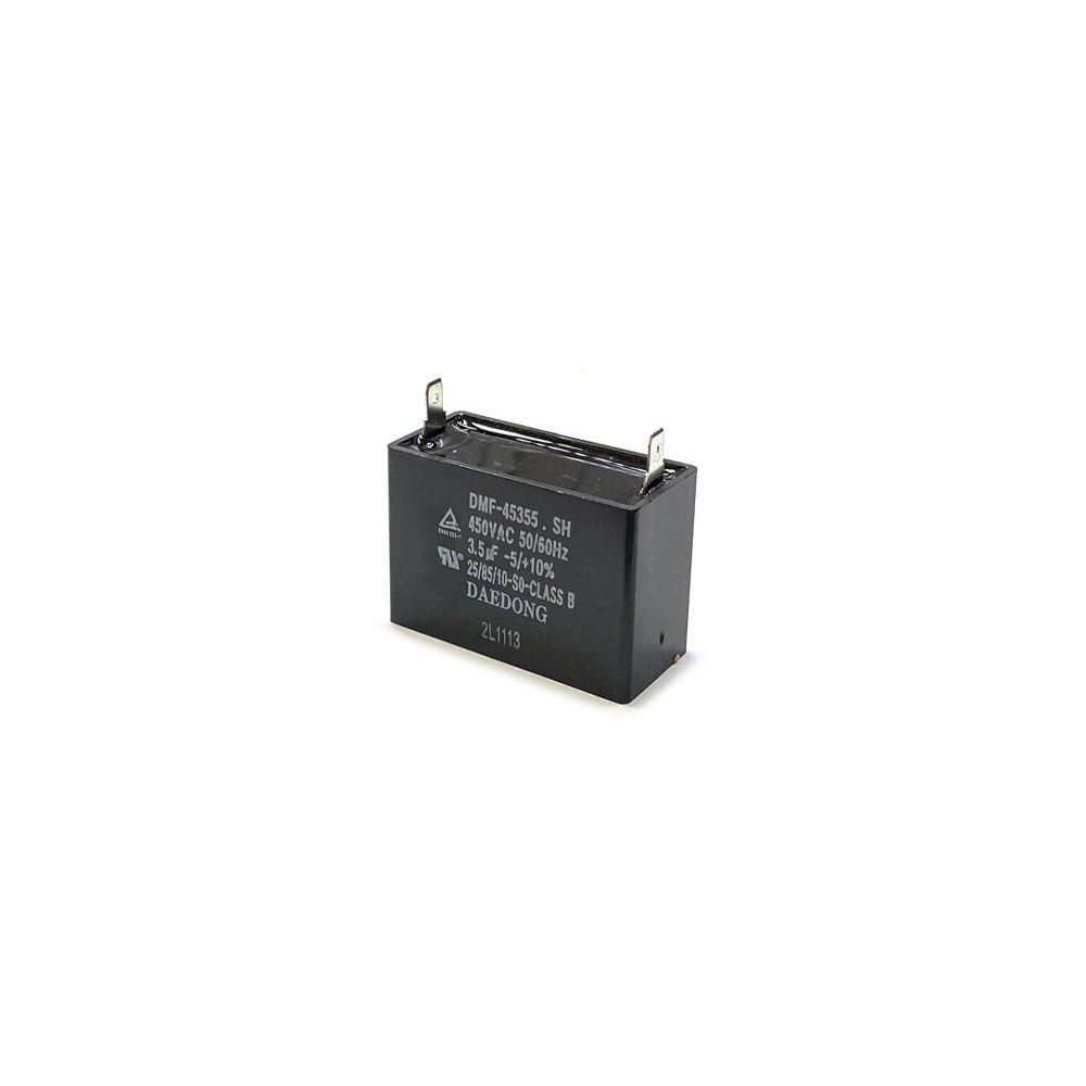 AC 사각 기동 커패시터 450V 3.5&micro;F 선풍기용 (HQ03182)