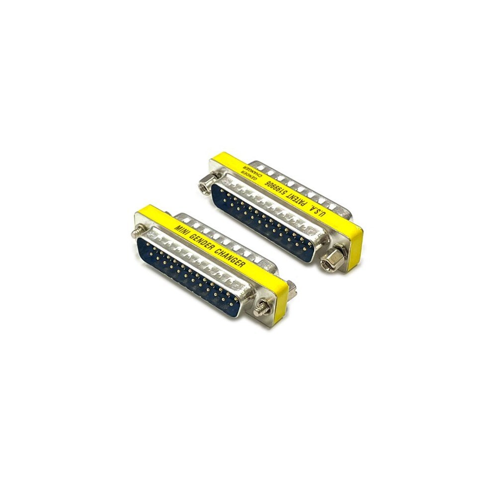25핀 DSUB Mini MM 젠더 시리얼 연장 젠더 2열 수수 (HQ03185)